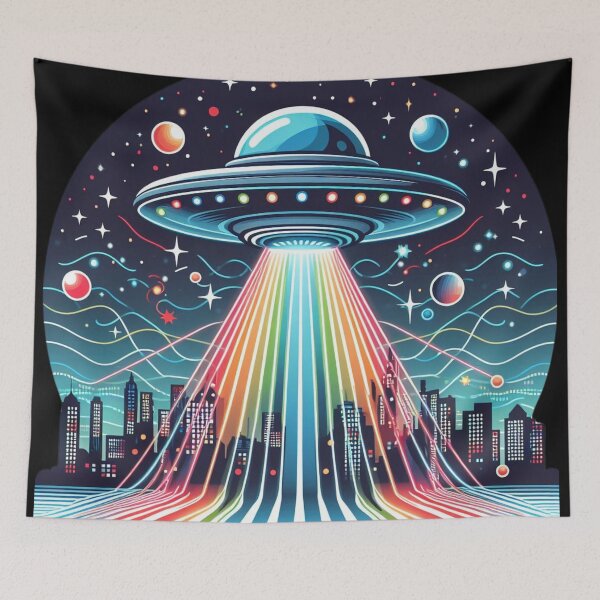 Item preview, Alien Spaceship designed and sold by Myra365Art.