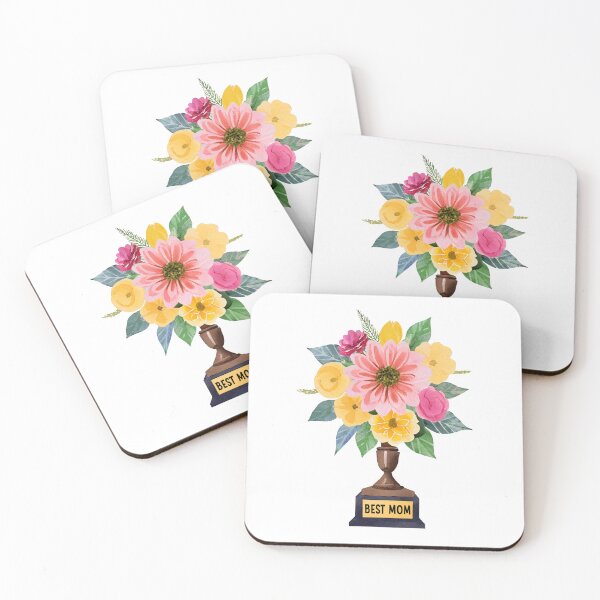 Item preview, best mom trophy, Flower themed designed and sold by NeikoDraws.