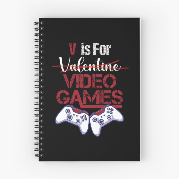 Item preview, V Is For Video Games Funny Gamer Boys Valentines designed and sold by BahaLaasri.