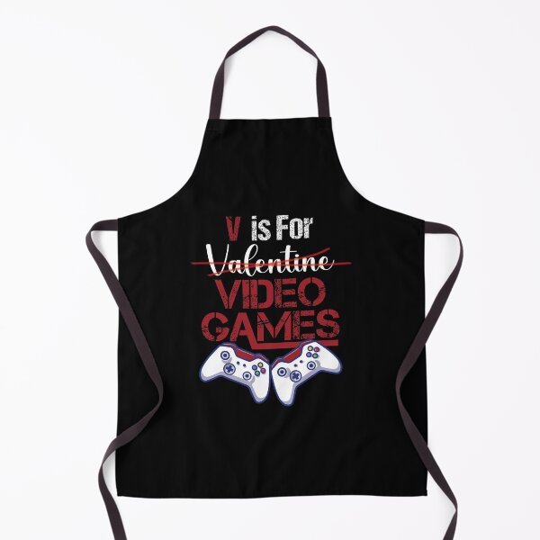 Item preview, V Is For Video Games Funny Gamer Boys Valentines designed and sold by BahaLaasri.