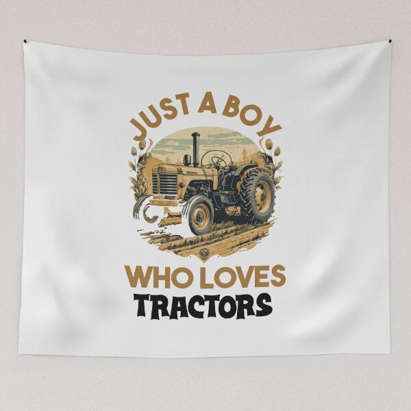 Item preview, just a boy who loves tractors designed and sold by Mographic997.