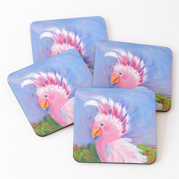 Item preview, Sweety Pink Cockatoo 2024 Valentine's Art Brenda Knoll designed and sold by Brenda  Knoll.