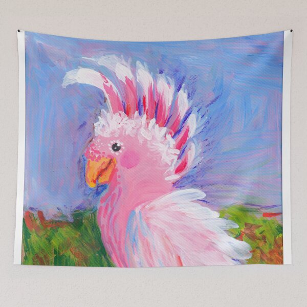 Item preview, Sweety Pink Cockatoo 2024 Valentine's Art Brenda Knoll designed and sold by Brenda  Knoll.