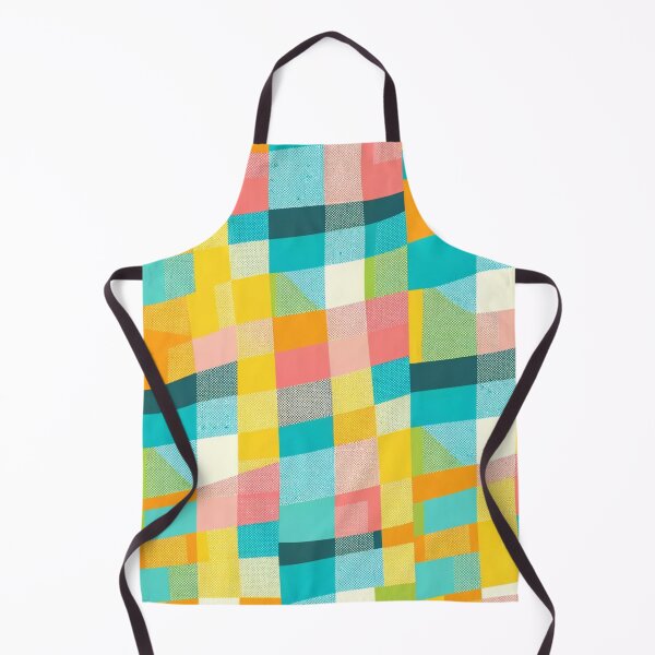 Item preview, Summer Color Inspired Checkered Print Pattern designed and sold by PinUpPizzazz.