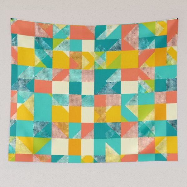 Item preview, Summer Color Inspired Print Pattern designed and sold by PinUpPizzazz.