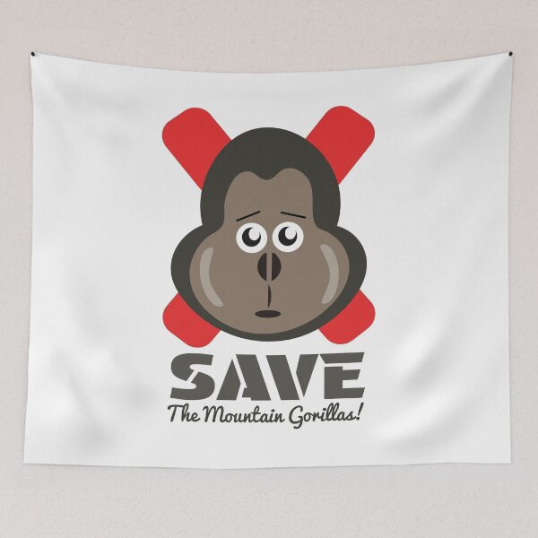 Item preview, Save the Mountain Gorillas designed and sold by SwailemPlanet.