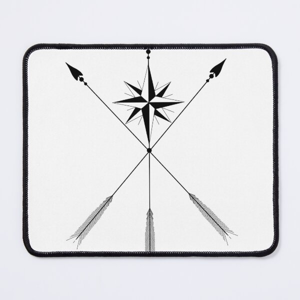 Item preview, Antique Arrows Design One Black & White  designed and sold by ColdCreekCanvas.