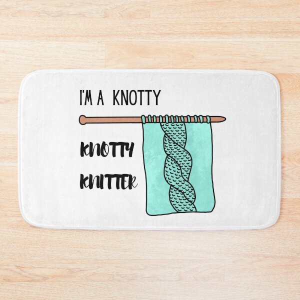Item preview, I'm A Knotty Knotty Knitter designed and sold by knitlikegranny.