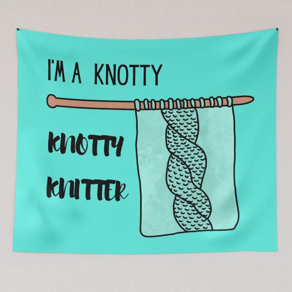 Item preview, I'm A Knotty Knotty Knitter designed and sold by knitlikegranny.