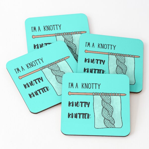 Item preview, I'm A Knotty Knotty Knitter designed and sold by knitlikegranny.
