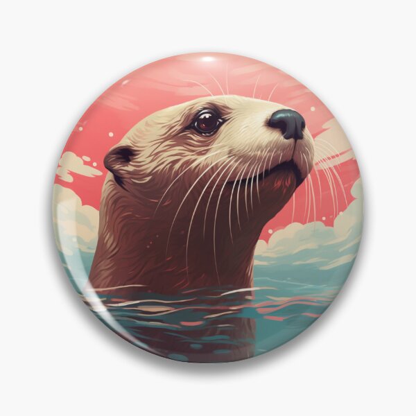 Item preview, Otter under Pink Sky designed and sold by InfamousRyanM.