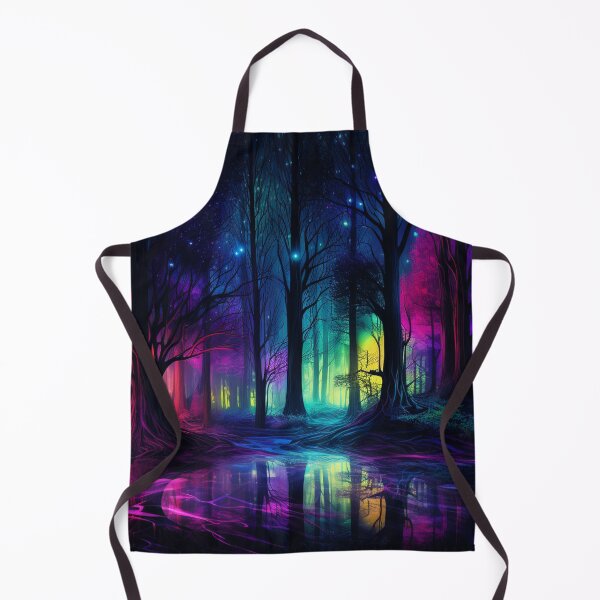 Item preview, Enchanted Forest: Neon Painting, Psychedelic Bioluminescence designed and sold by Fantasy Masterpiece.
