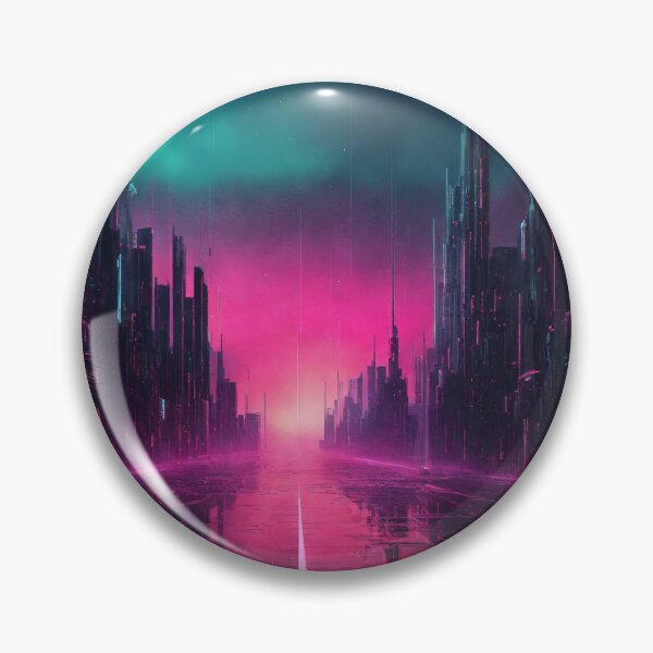 Item preview, Neon Horizon: A Cybernetic Dawn designed and sold by John v p.