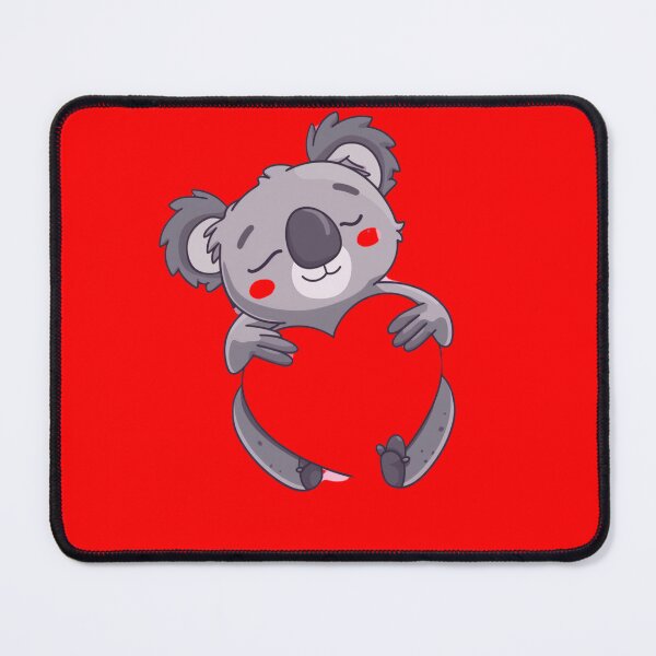Item preview, Chibi Love: Kawaii Koala Hugging Heart - Valentine's Day Edition designed and sold by matdiazl.