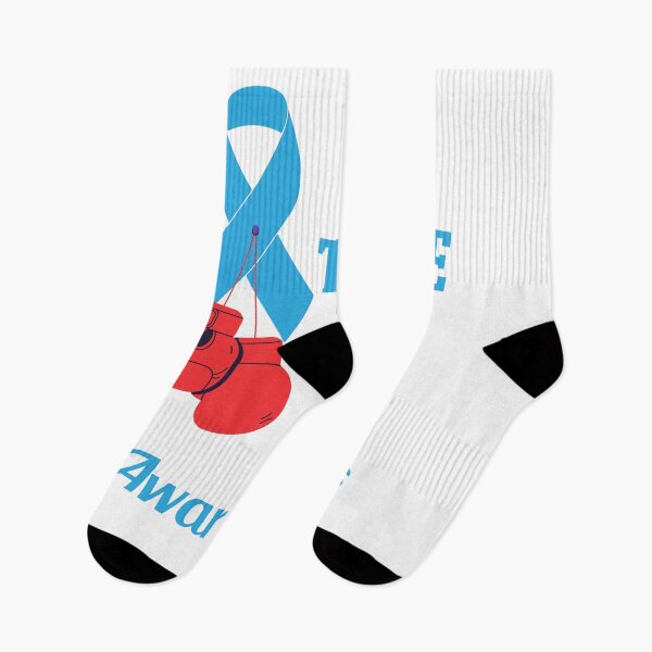 Item preview, Blue Ribbon Boxing Gloves Child Abuse Prevention Awareness designed and sold by roboartpixel.
