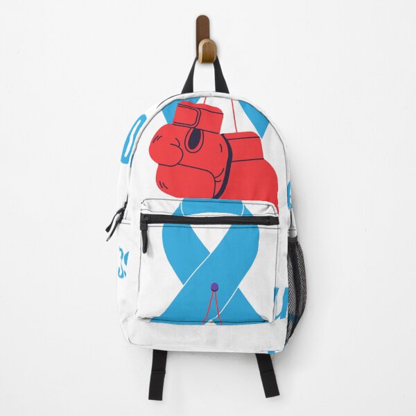 Item preview, Blue Ribbon Boxing Gloves Child Abuse Prevention Awareness designed and sold by roboartpixel.