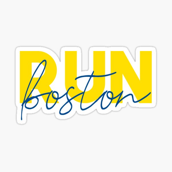  Boston Strong Ribbon - Color Sticker - Decal - Diecut - Mass  Marathon Remember Run - 1.25x1.96 : Automotive