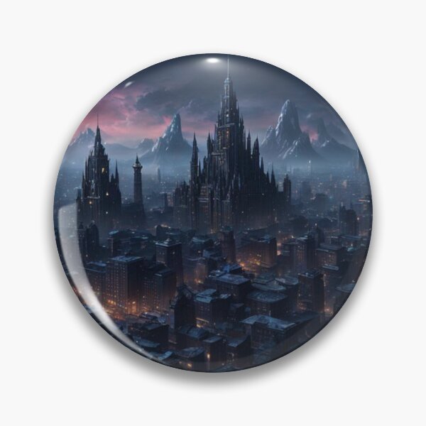 Item preview, Nighttime Cityscape designed and sold by AiArtCreations1.