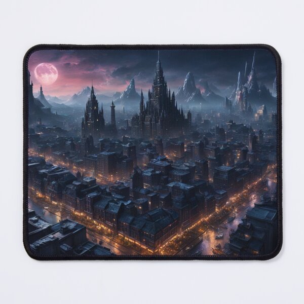 Item preview, Nighttime Cityscape designed and sold by AiArtCreations1.