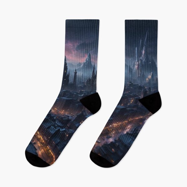 Item preview, Nighttime Cityscape designed and sold by AiArtCreations1.