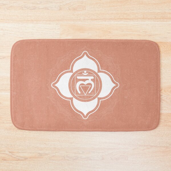 Item preview, Root Chakra Mandala - Coral + Snow designed and sold by Irene Estelle.