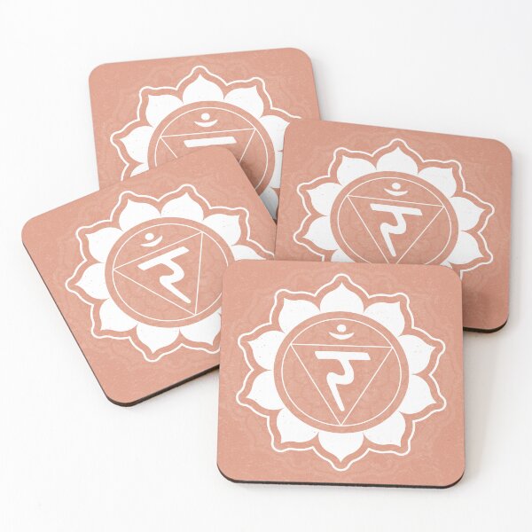 Item preview, Solar Plexus Chakra Mandala - Coral + Snow designed and sold by Irene Estelle.
