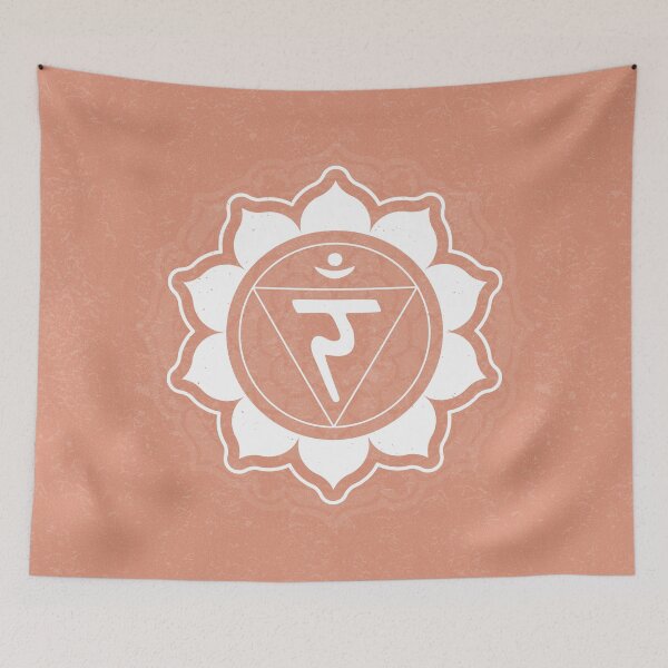 Item preview, Solar Plexus Chakra Mandala - Coral + Snow designed and sold by Irene Estelle.