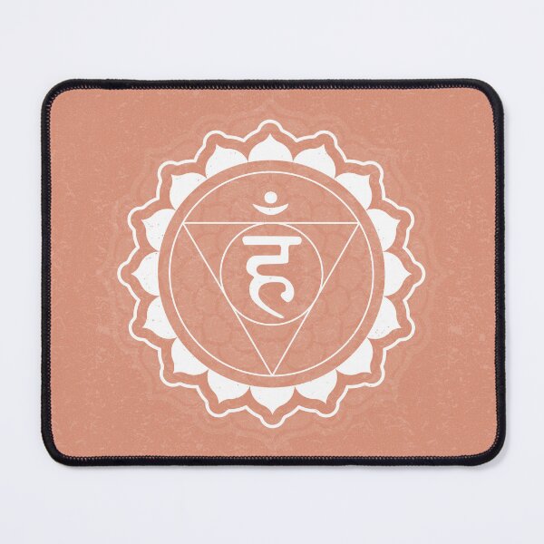 Item preview, Throat Chakra Mandala - Coral + Snow designed and sold by Irene Estelle.