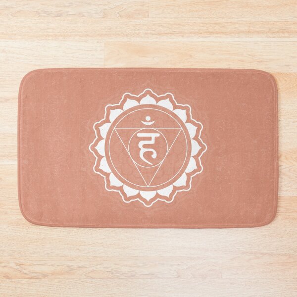 Item preview, Throat Chakra Mandala - Coral + Snow designed and sold by Irene Estelle.