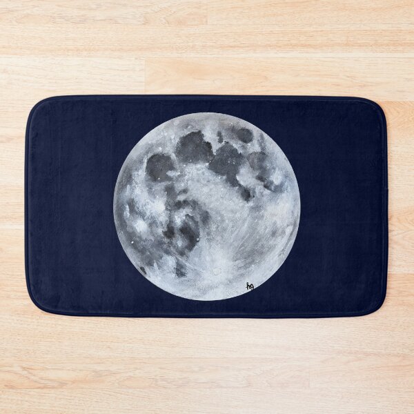 Item preview, Hand Painted Moon designed and sold by Pixel and Paintbrush.