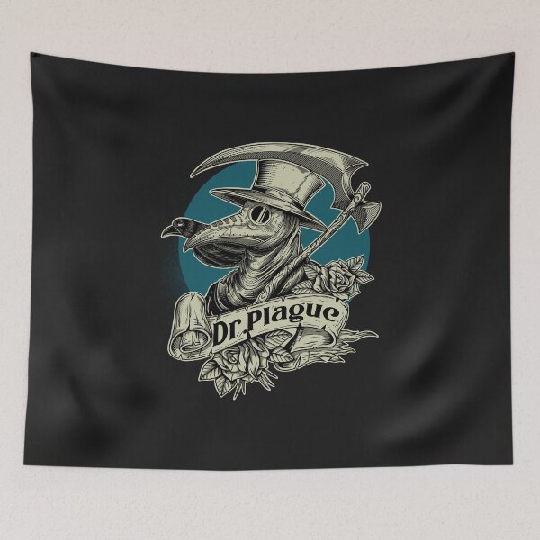 Item preview, Dr Plague Vintage Line Art  designed and sold by WOLForDEER.