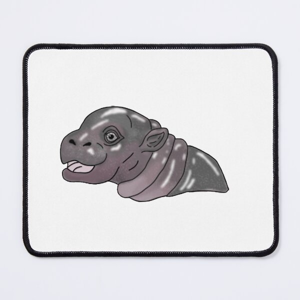 Item preview, Cute Pygmy Hippo designed and sold by kylie-kd.