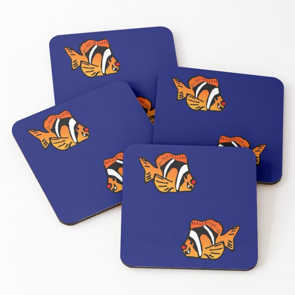 Item preview, Cartoon clownfish with red noses! Funny design. designed and sold by Twenty Twenty Visions.