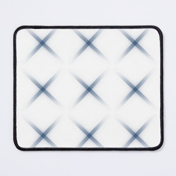 Item preview, blue shadow grid, X cross simple on white patter designed and sold by pipikijung.