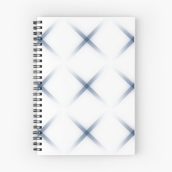 Item preview, blue shadow grid, X cross simple on white patter designed and sold by pipikijung.