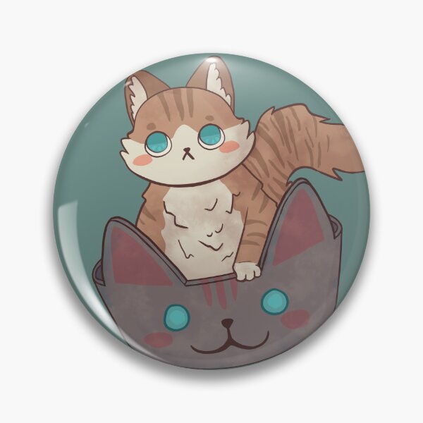 Item preview, cat in cat pot designed and sold by papercreatyre.