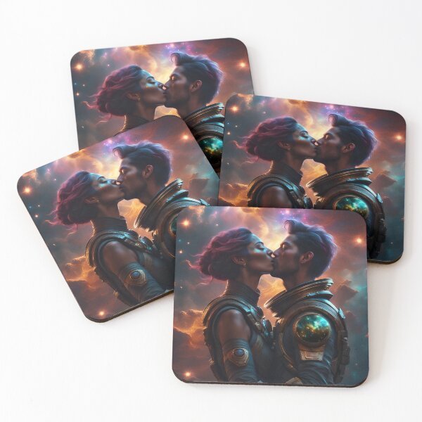 Item preview, Space Kiss designed and sold by TemperedArt.