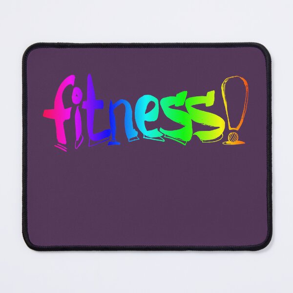 Item preview, Sport Fitness watercolor lettering | Rainbow Fitness word handlettering designed and sold by lausn.