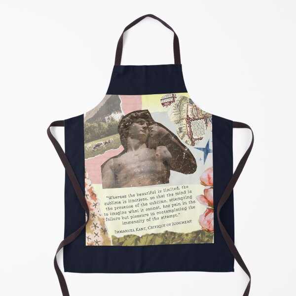 Item preview, Immanuel Kant simplified quote: Whereas the beautiful is limited, the sublime is limitless, so that the mind in the presence of the sublime.. designed and sold by artbleed.