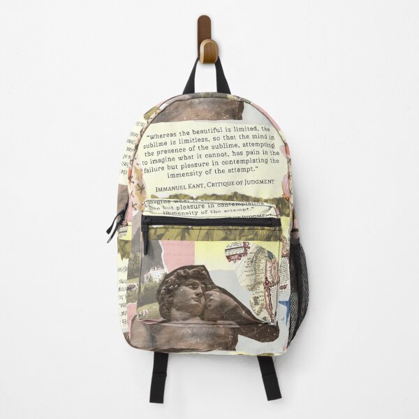 Item preview, Immanuel Kant simplified quote: Whereas the beautiful is limited, the sublime is limitless, so that the mind in the presence of the sublime.. designed and sold by artbleed.