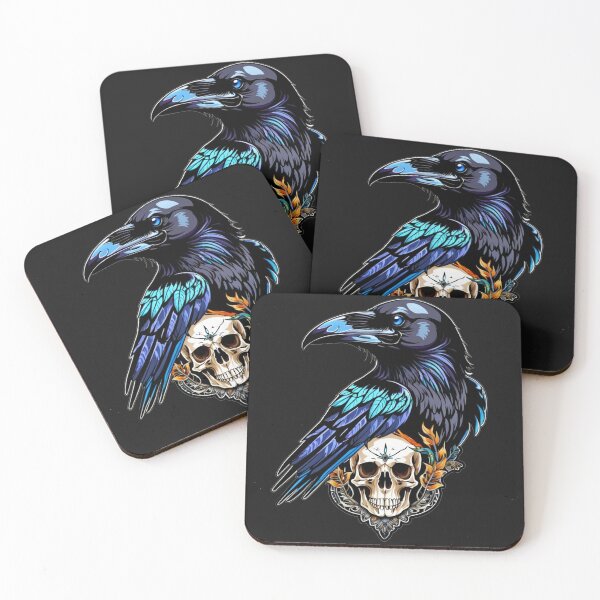 Item preview, Crow and Skull designed and sold by MysticWares.