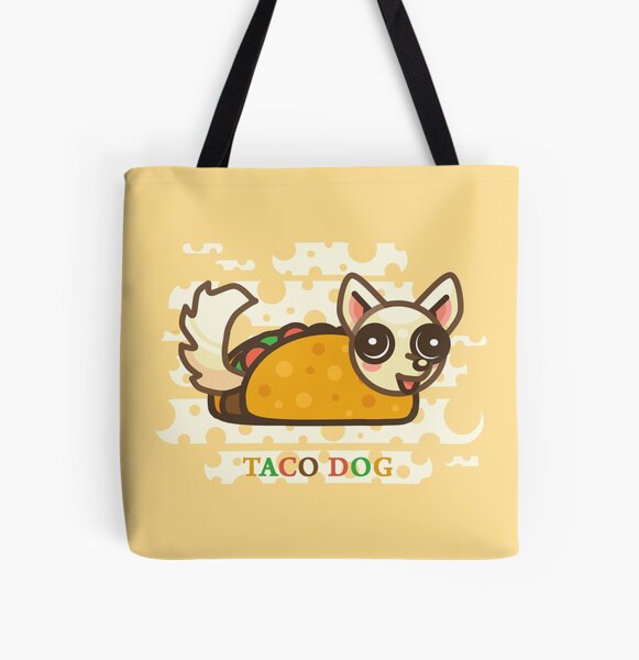 TACO DOG All Over Print Tote Bag