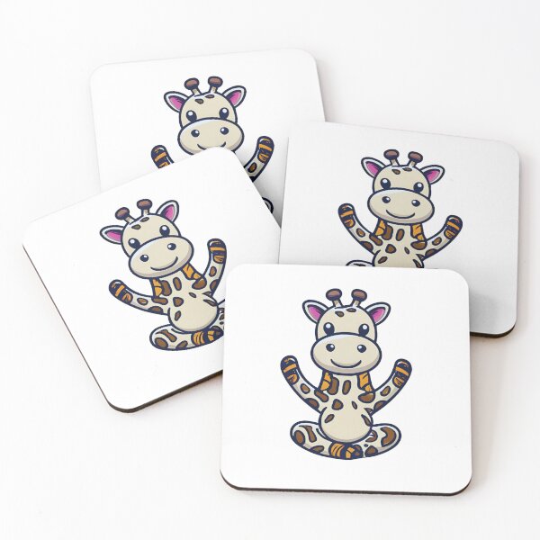Item preview, "Giraffe Gratitude: Wear a Smile with Our Cute Tee Designs!" designed and sold by JAMESAMORN.