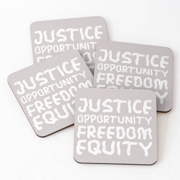 Item preview, Perfect Men & Women Justice Opportunity Freedom Equity Retro designed and sold by roboartpixel.