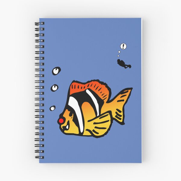 Item preview, Cartoon clownfish funny design, with red nose - in colour designed and sold by Twenty Twenty Visions.