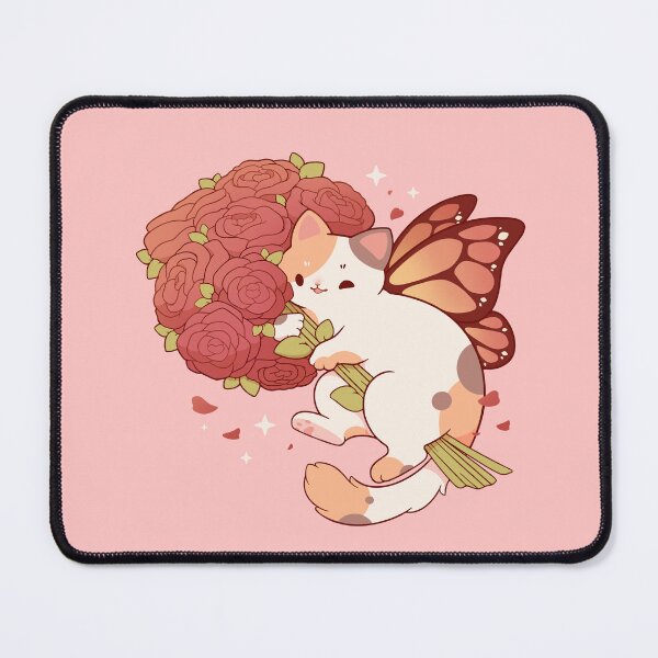 Item preview, Valentine calico fairy cat with roses designed and sold by Rihnlin.