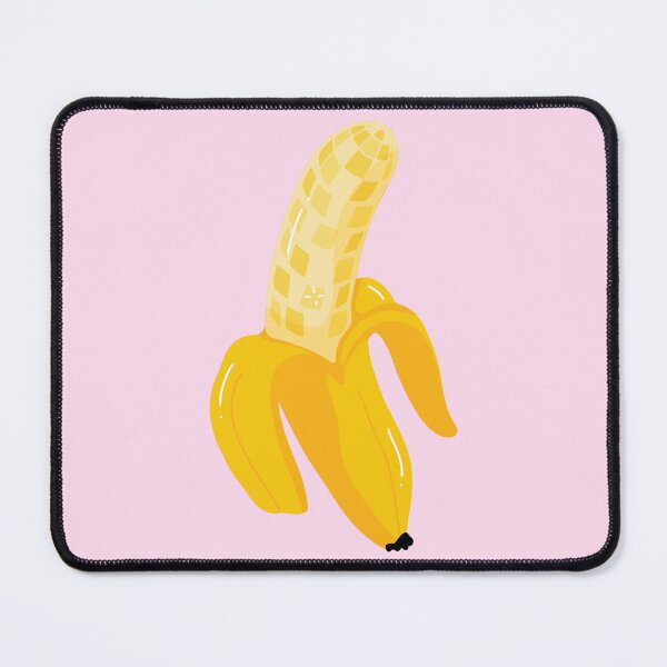 Item preview, Funky Yellow Disco Ball Banana Fruit Groovy Illustration designed and sold by rubyroller-art.