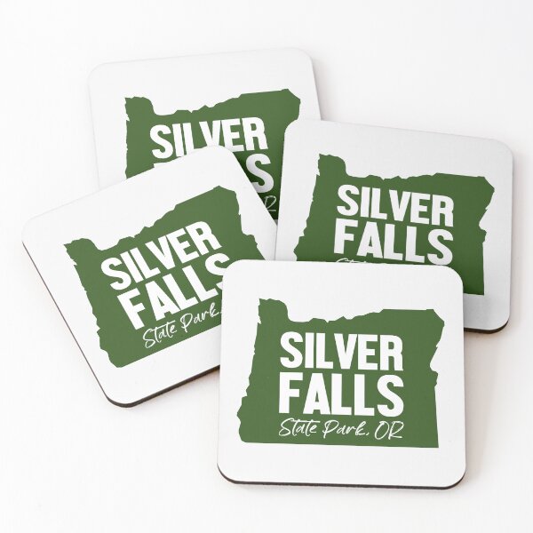 Item preview, Silver Falls State Park Oregon Map designed and sold by bivenart.