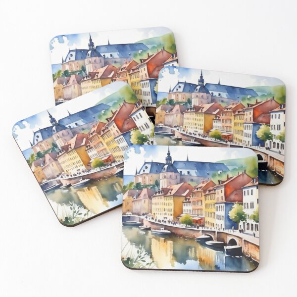 Item preview, Beautiful Watercolor Europe Landscape 2 designed and sold by Yzakreativ.