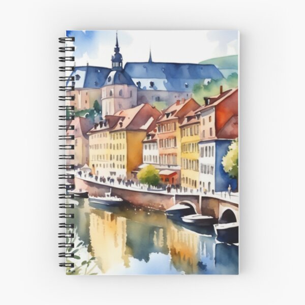 Item preview, Beautiful Watercolor Europe Landscape 2 designed and sold by Yzakreativ.